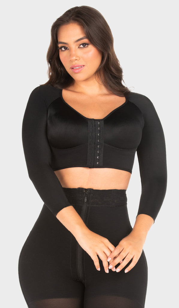 Faja ideal para la recuperación de cirugía; brazos o también llamada braquioplastia, lifting de brazos o lipo de brazos