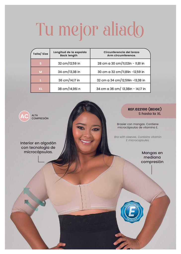 Guía de Tallas por Espalda, No por Copa. Elige según la longitud de tu espalda. ¡Sin preocuparte por el busto!