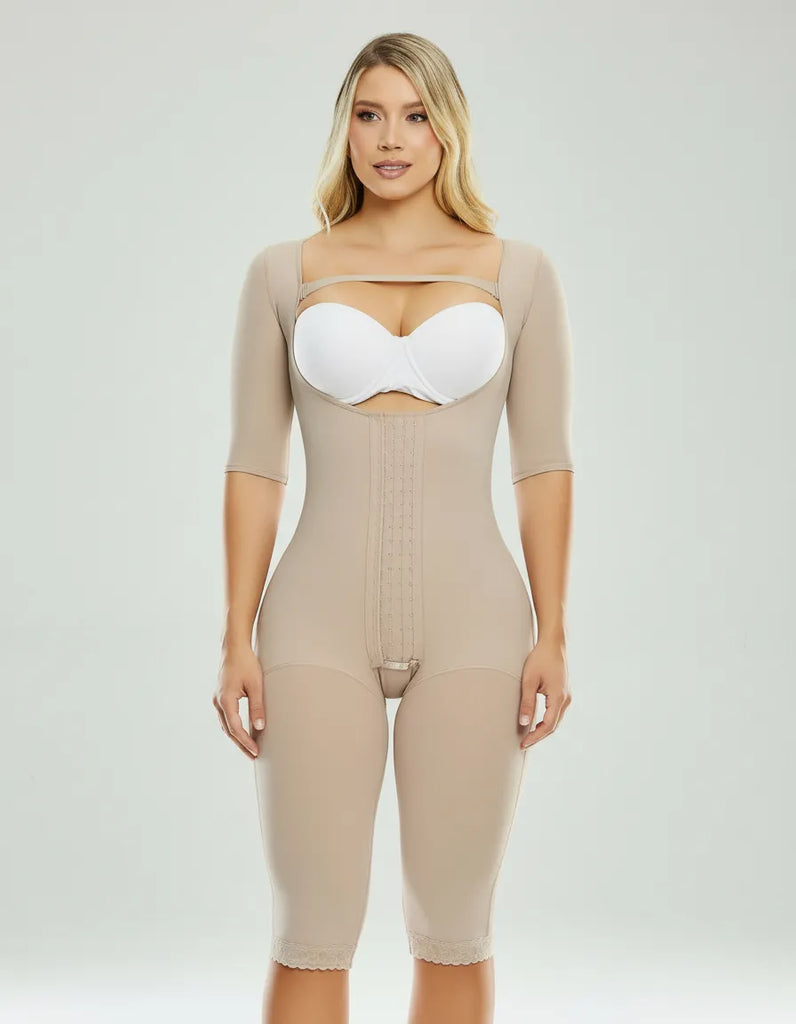 Faja Colombiana Larga PaoPink Compresión Alta 4 Hileras de Broches, Mangas y colaless, envío rápido a Chillán, San Pedro de La Paz, Curicó, Rancagua, Viña del Mar, Reñaca.