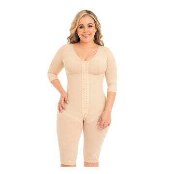 Comprar en Santiago Faja Colombiana Larga de 2 Hileras de Broches con Mangas y Sostén F-0161 MyD Chile PaoPink