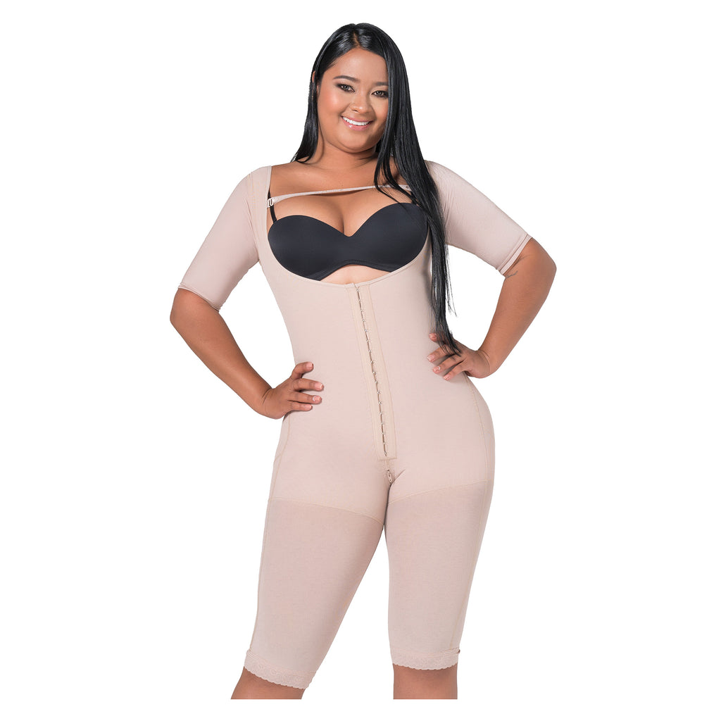 Faja Larga con Mangas y Alta Compresión 022891 de Fajitex, disponible en PaoPink