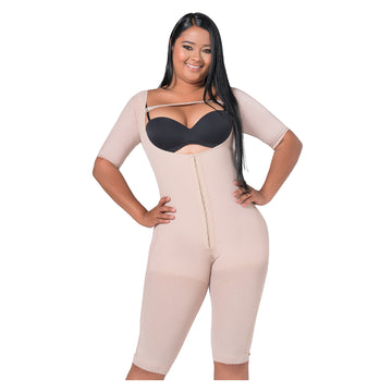 Faja Larga con Mangas y Alta Compresión 022891 de Fajitex, disponible en PaoPink