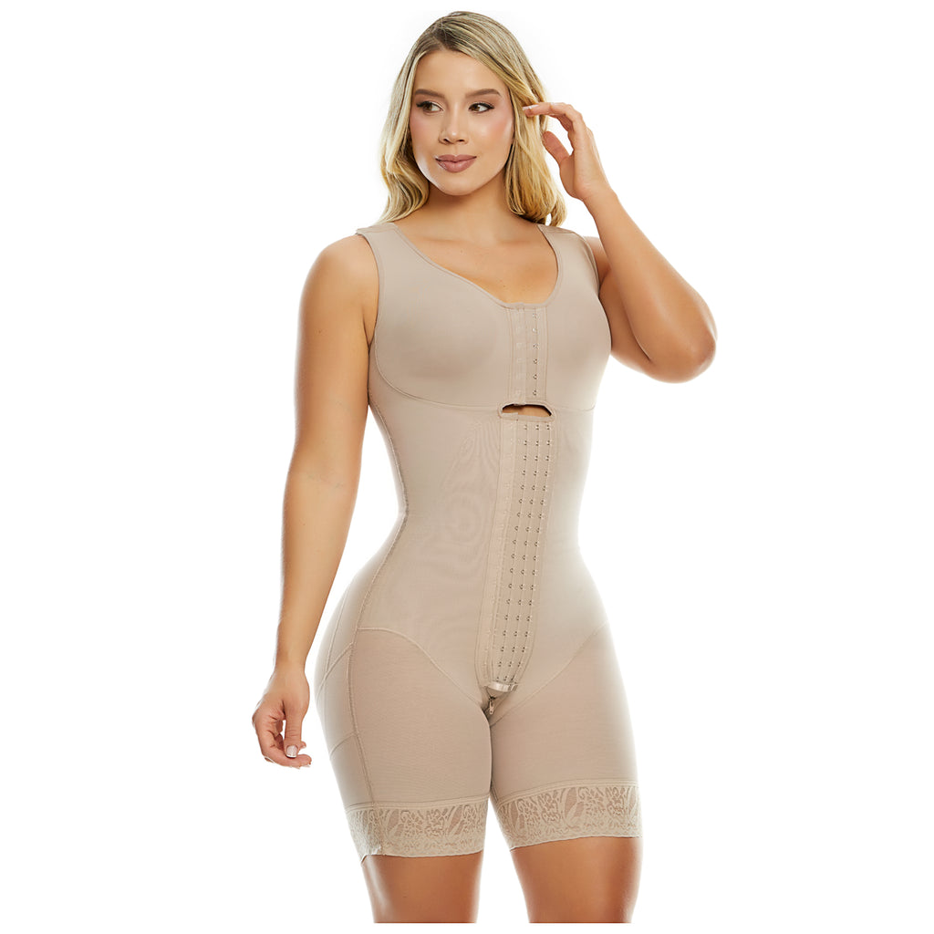 Comprar Faja colombiana PaoPink PP023536 de compresión alta con sostén, ideal para recuperación postquirúrgica o uso diario, con envíos rápidos a todo Chile.