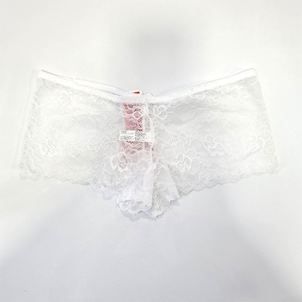 Pantaleta Tiro Bajo en Encaje Delicado color blanco