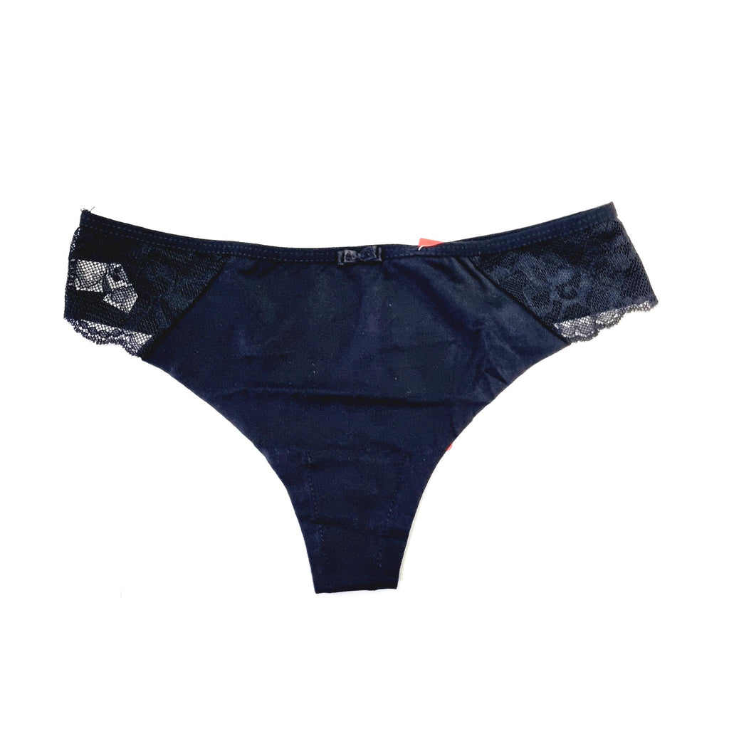 Colaless microfibra y encaje negro