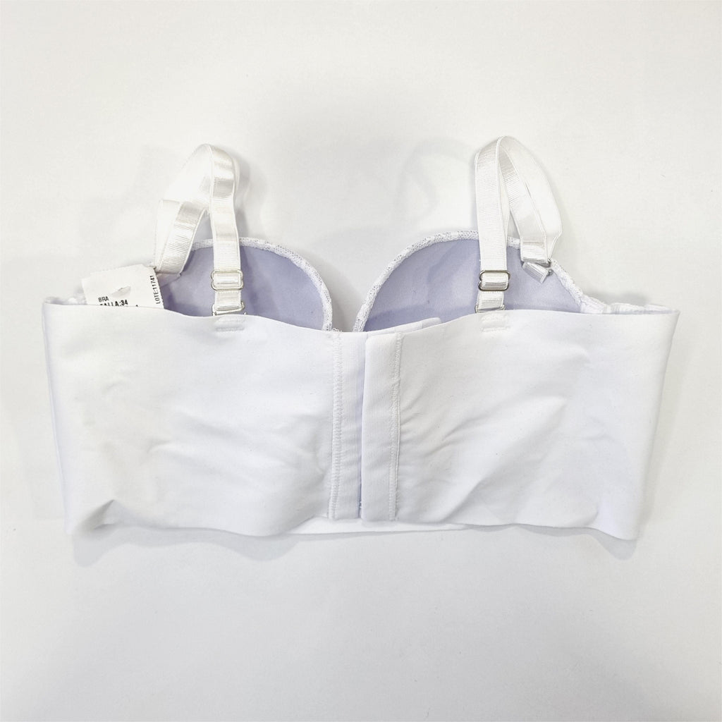 ¡Descubre el Sostén Strapless sin Costuras en PAOPINK, la elección perfecta para cada ocasión, con soporte y comodidad inigualables! color blanco