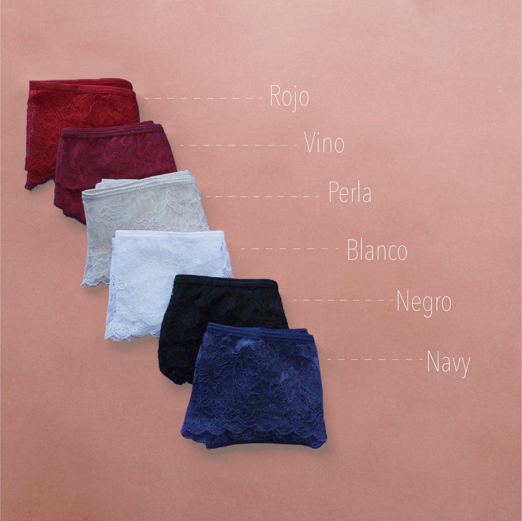 Ver Colaless Tiro Bajo en Encaje Delicado colombiano