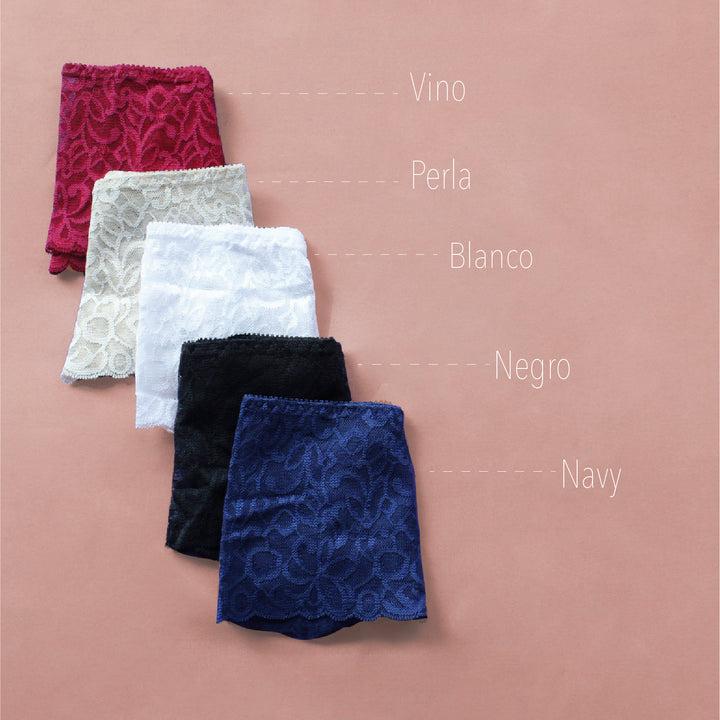 colores Pantaleta Tiro Bajo en Encaje Delicado