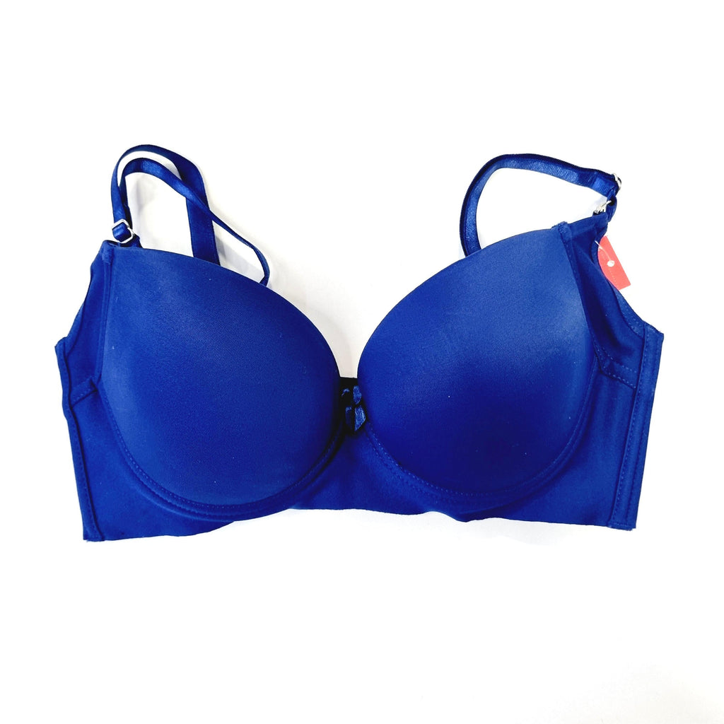 ¡Descubre el Sostén Strapless con Realce y Control en la Base de PAOPINK, el secreto para un look impecable y cómodo! color azul