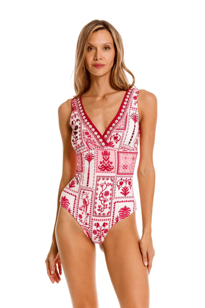 Traje De Baño Lujo Barú Swimwear Colección Rosseta Colombiano