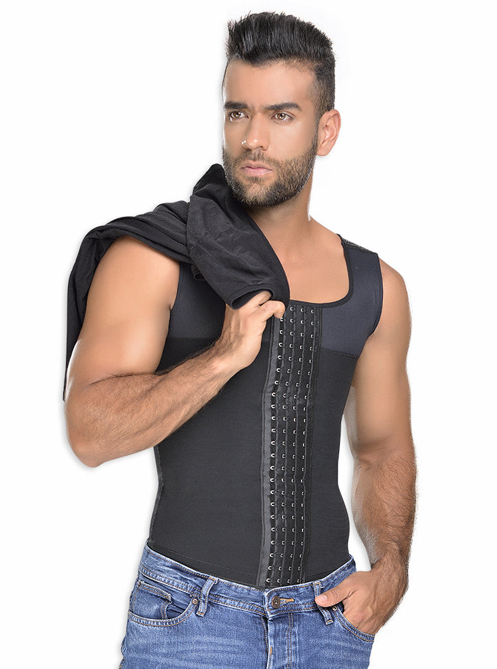 Faja Hombre Colombiana y Chaleco Corrector de Postura CH-0060 MyD