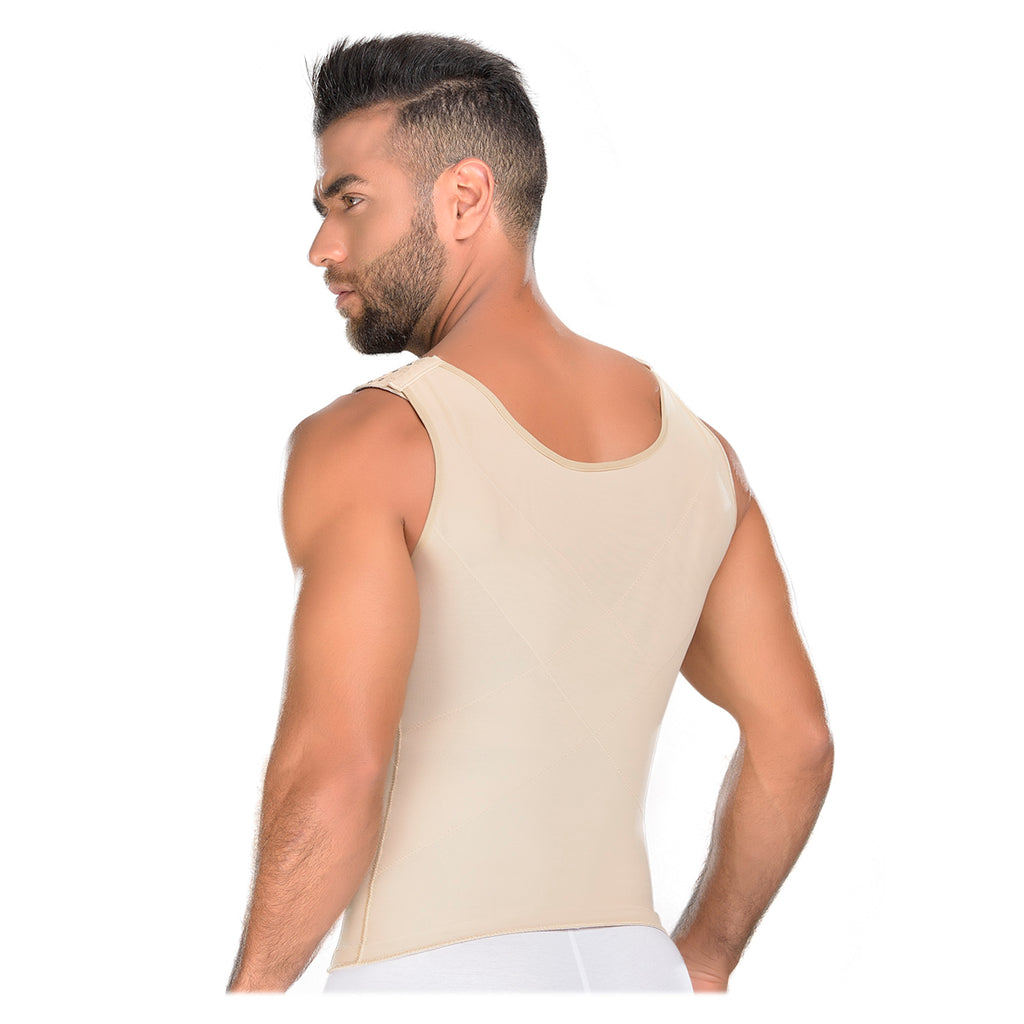 Faja Hombre Colombiana y Chaleco Corrector de Postura CH-0060 MyD