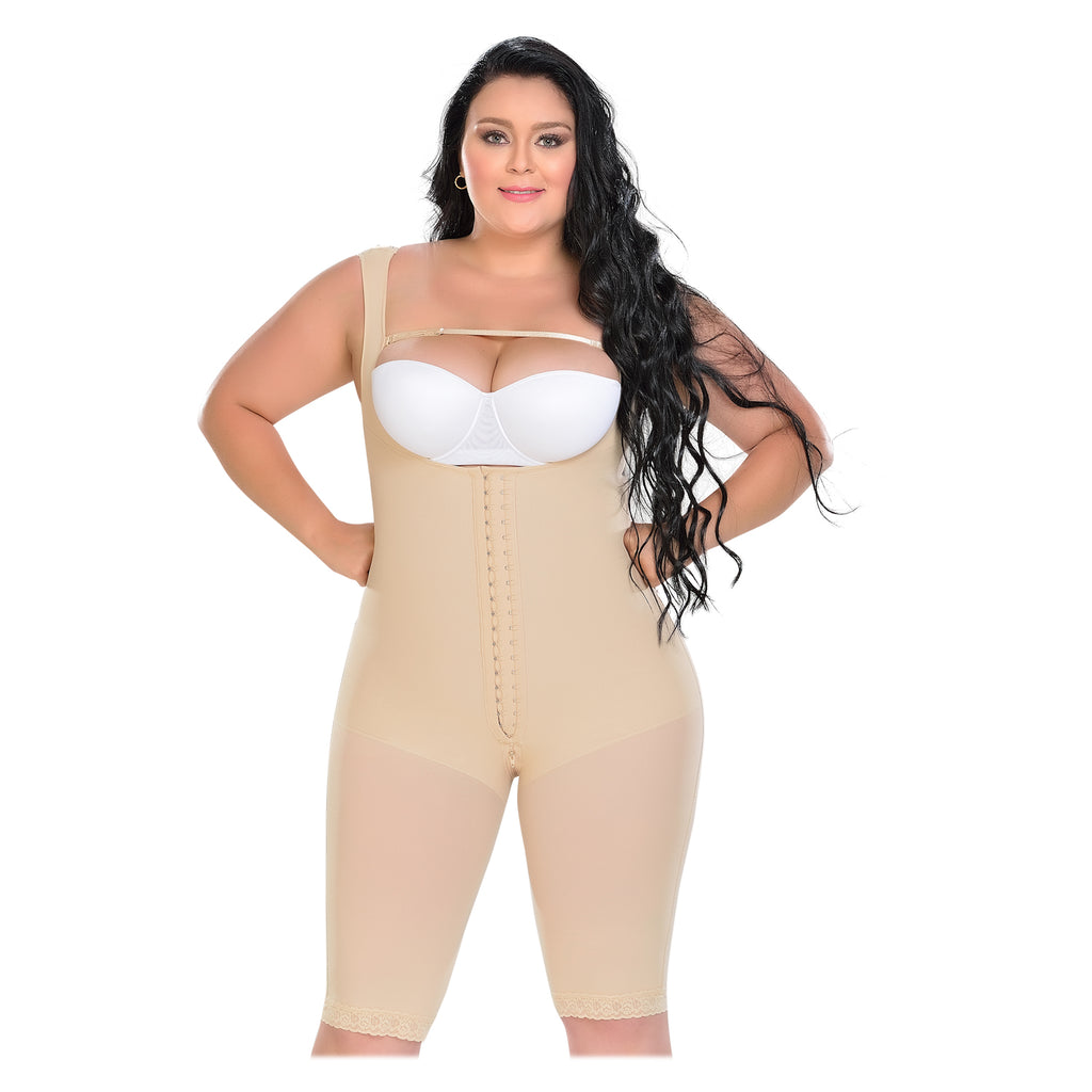 Faja Larga Colombiana 2 Hileras de Broches con Bretel Grueso F-0075 MyD