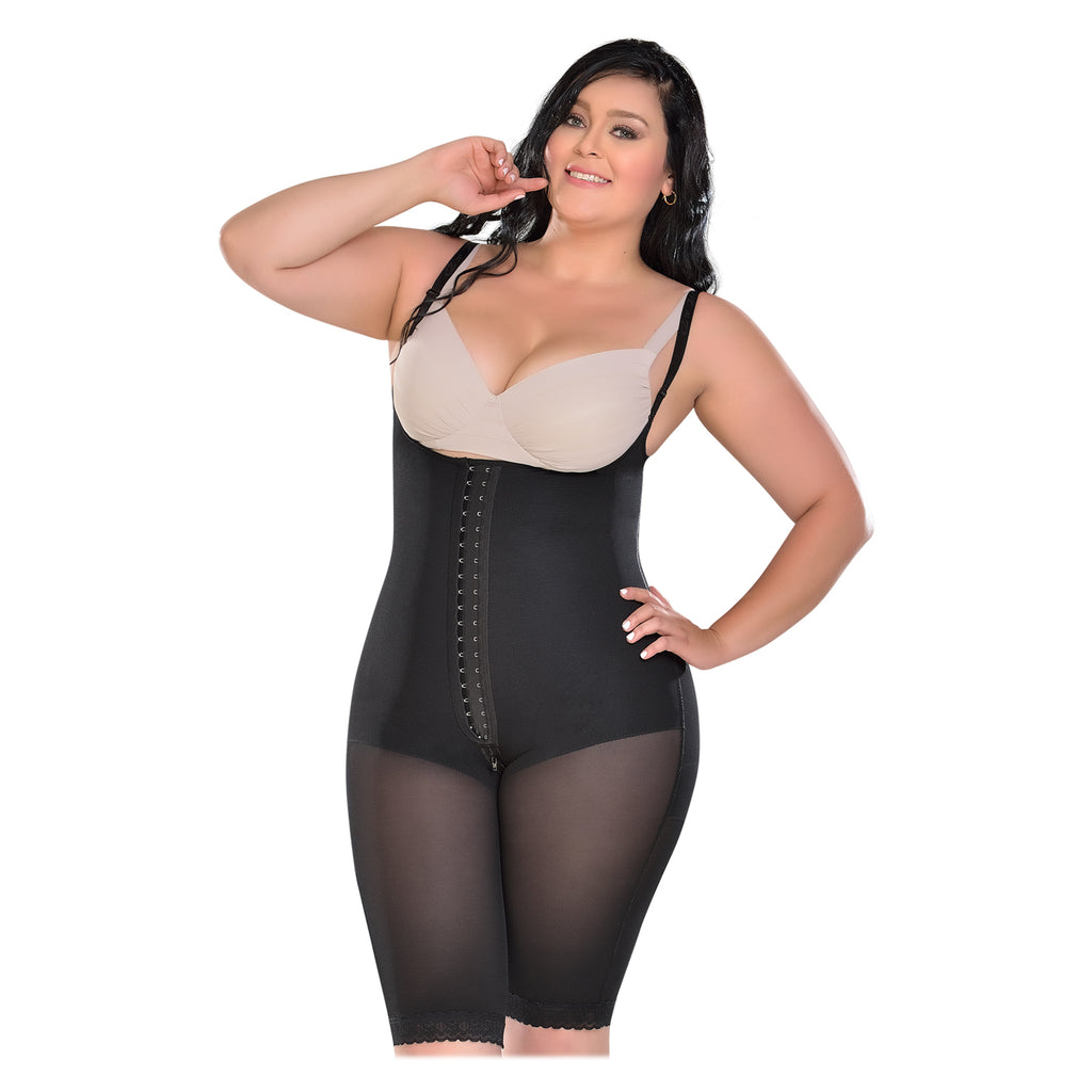 Faja Larga Colombiana 2 Hileras de Broches con Bretel Delgado F-0078 MyD