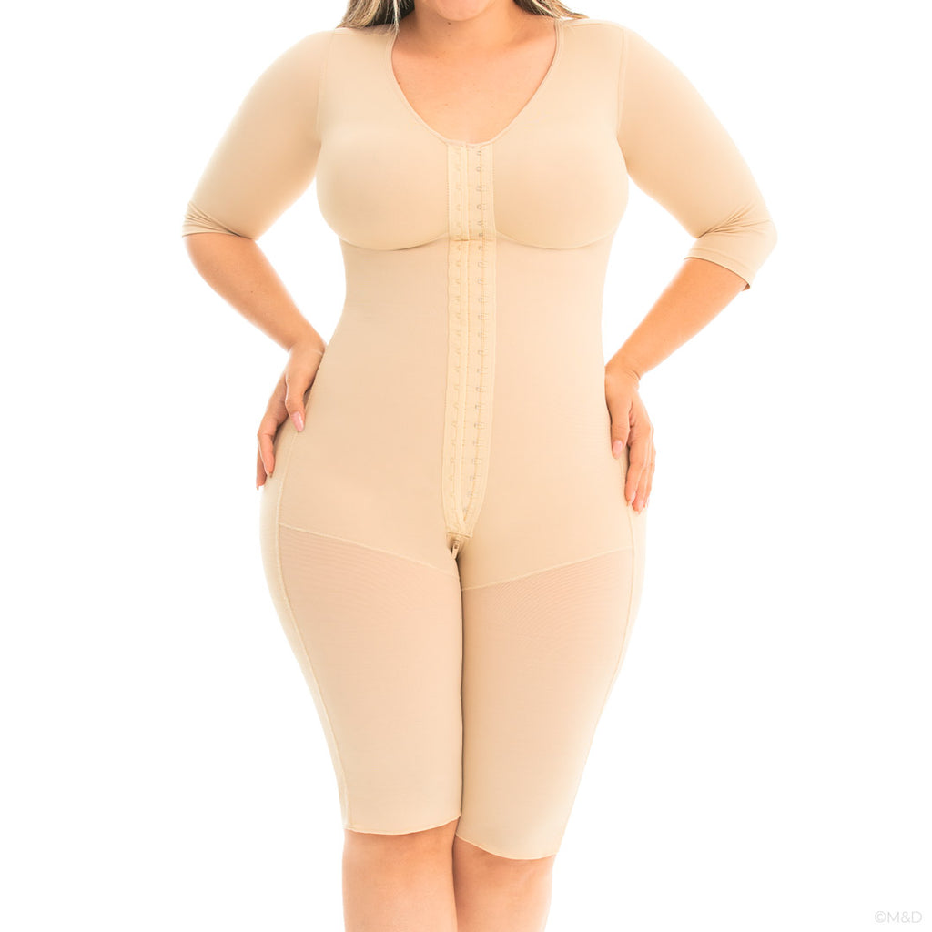 Faja Posoperatoria Larga con Mangas y Sostén F-01271 MyD