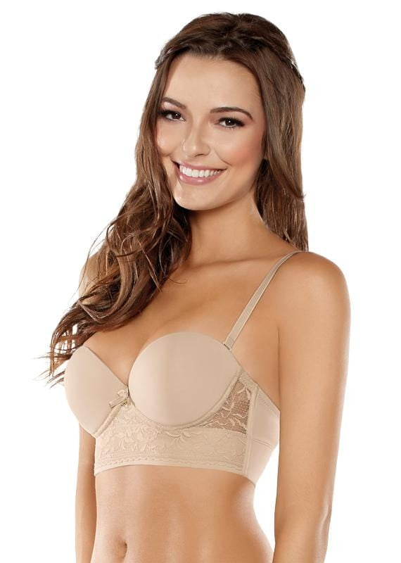 Bralette Con Encaje Realce Natural