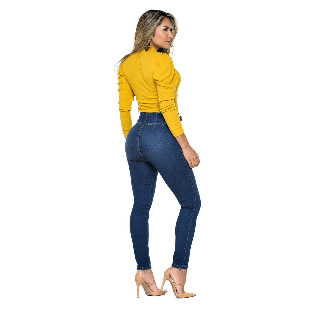 Jeans Colombiano Calce Perfecto Elegante J-7010